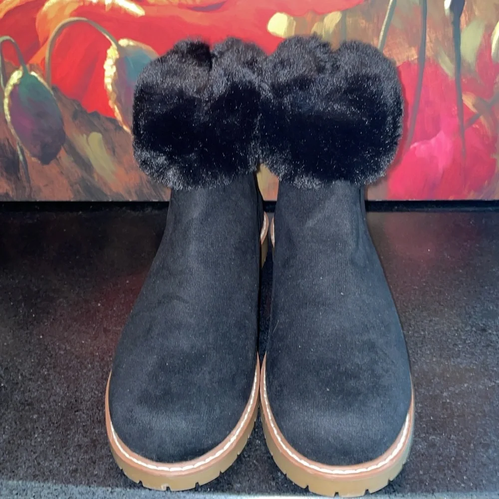 NWT AMERICAN EAGLE OUTFITTERS boots 
with faux fur size 8.5 - Picture 8 of 14